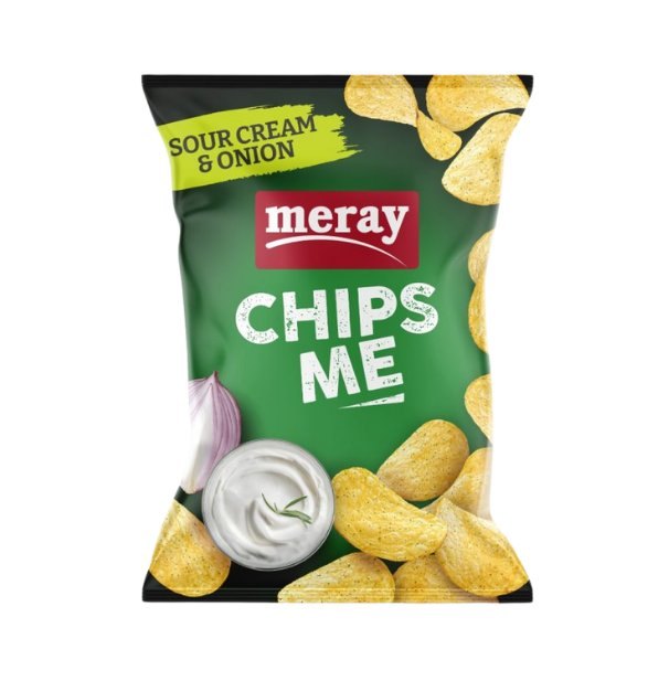 MERAY CHIPS SOUR CREAM & ONION 10X110GR