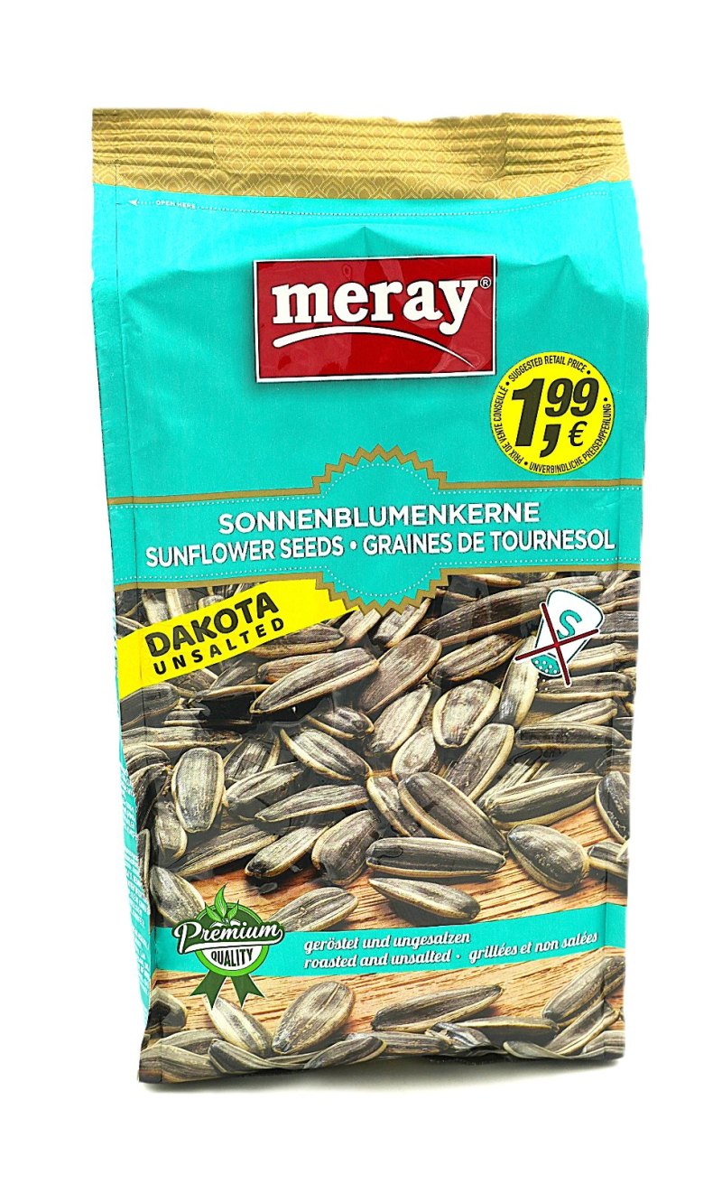 MERAY DAKOTA GRAINES DE TOURNESOL GRILLEES VERT 14X250GR