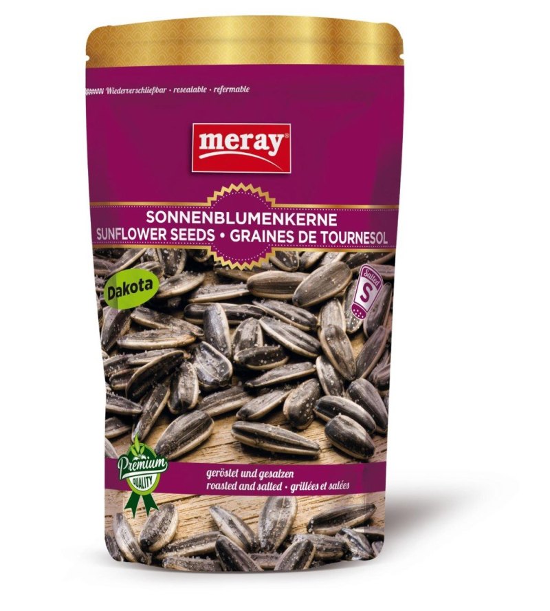 MERAY DAKOTA GRAINES DE TOURNESOL SALEES 10X125G