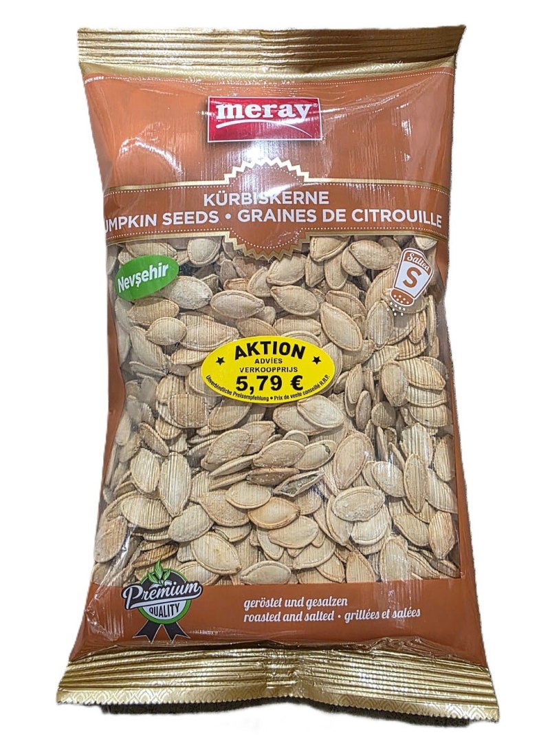 MERAY GRAINES DE COURGE NEVSEHIR SALEES 12X350GR P.V.€5,79