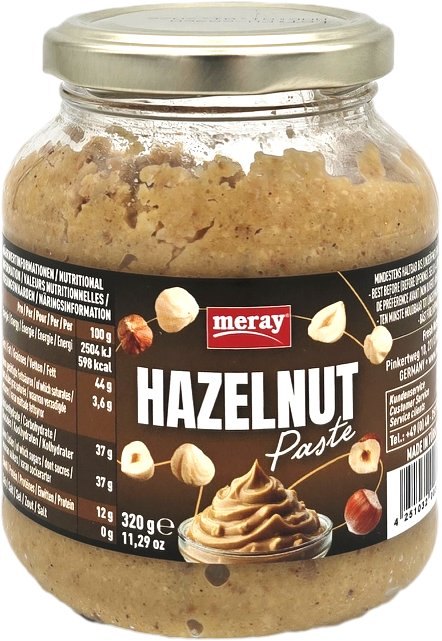 MERAY PATE A TARTINER AUX NOISETTES 70% 6X320GR