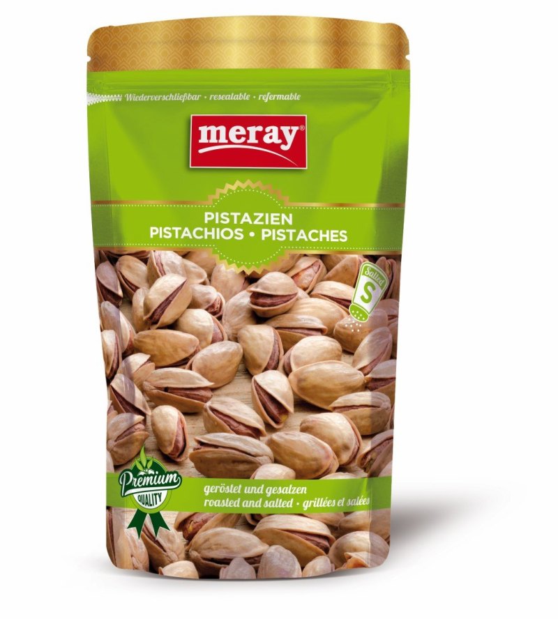 MERAY PISTACHES GRILLEES SALEES 12X150GR DOYPACK