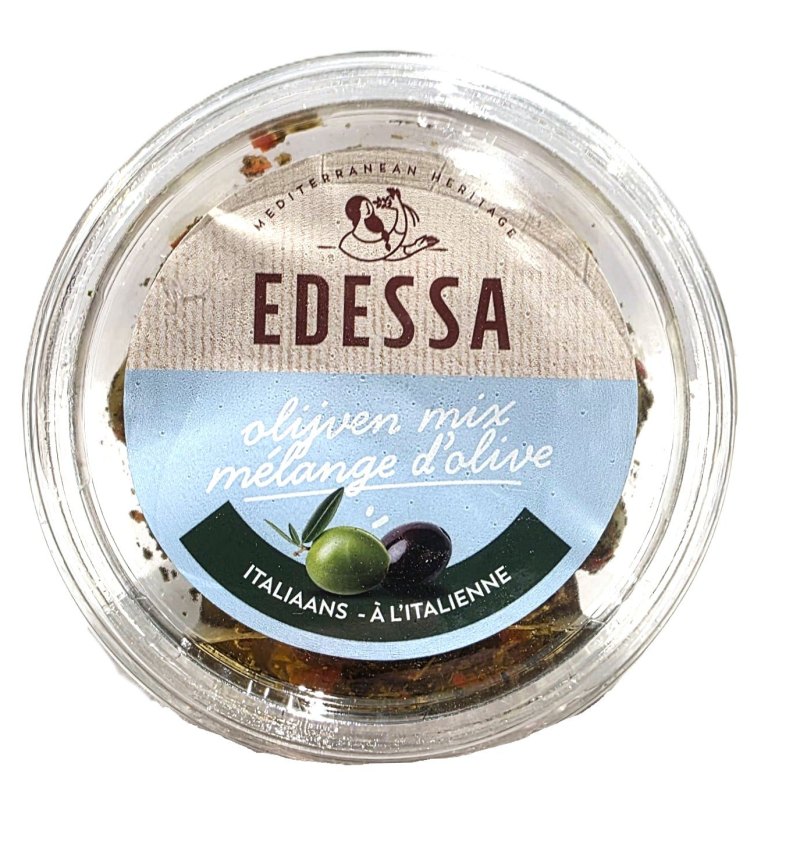 MEZZE EDESSA OLIVES VERTES MELANGE ITALIENNE 9X150GR