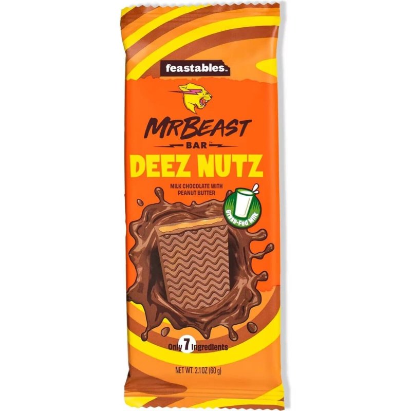 MR BEAST FEASTABLES BARRE CHOCOLATEE DEEZ NUTZ 10X60GR