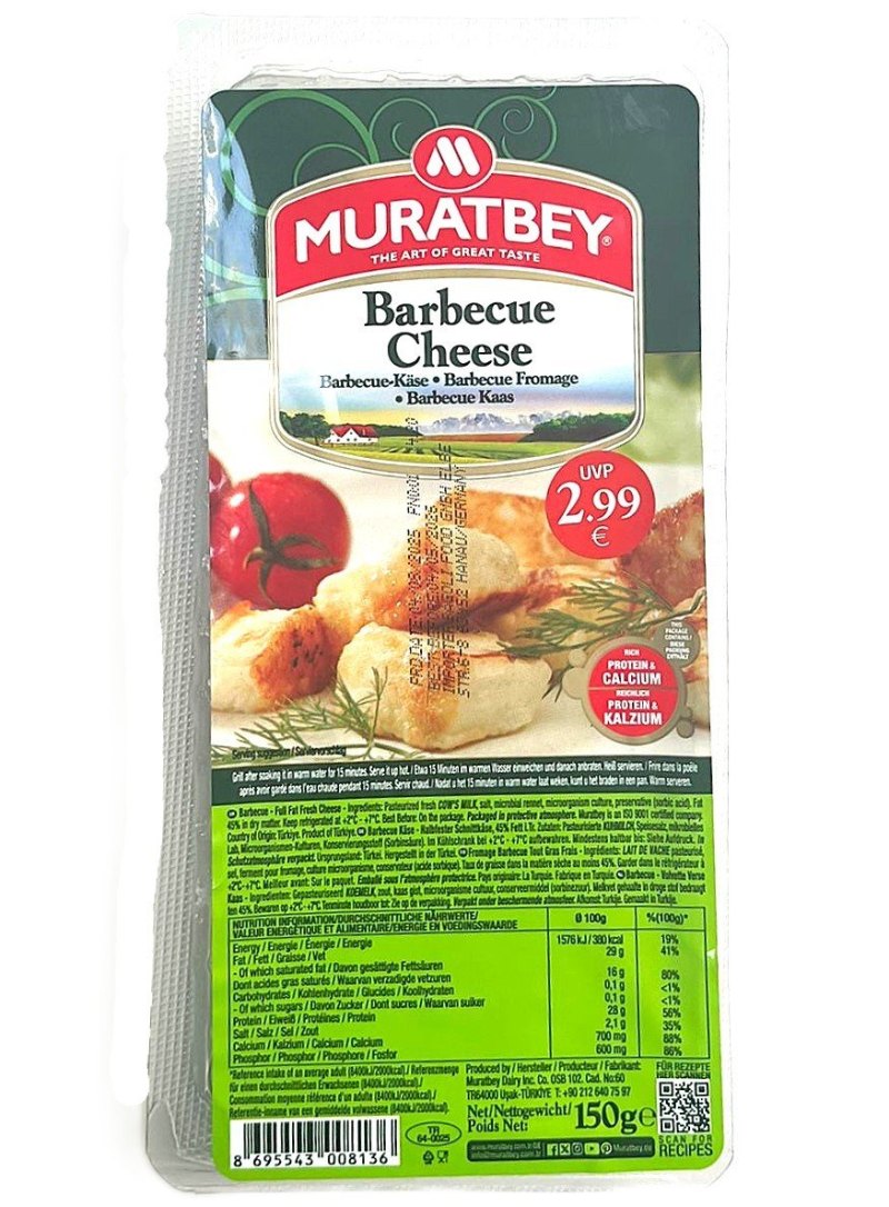 MURATBEY BARBECUE FROMAGE 15X150GR P.V. €2,99