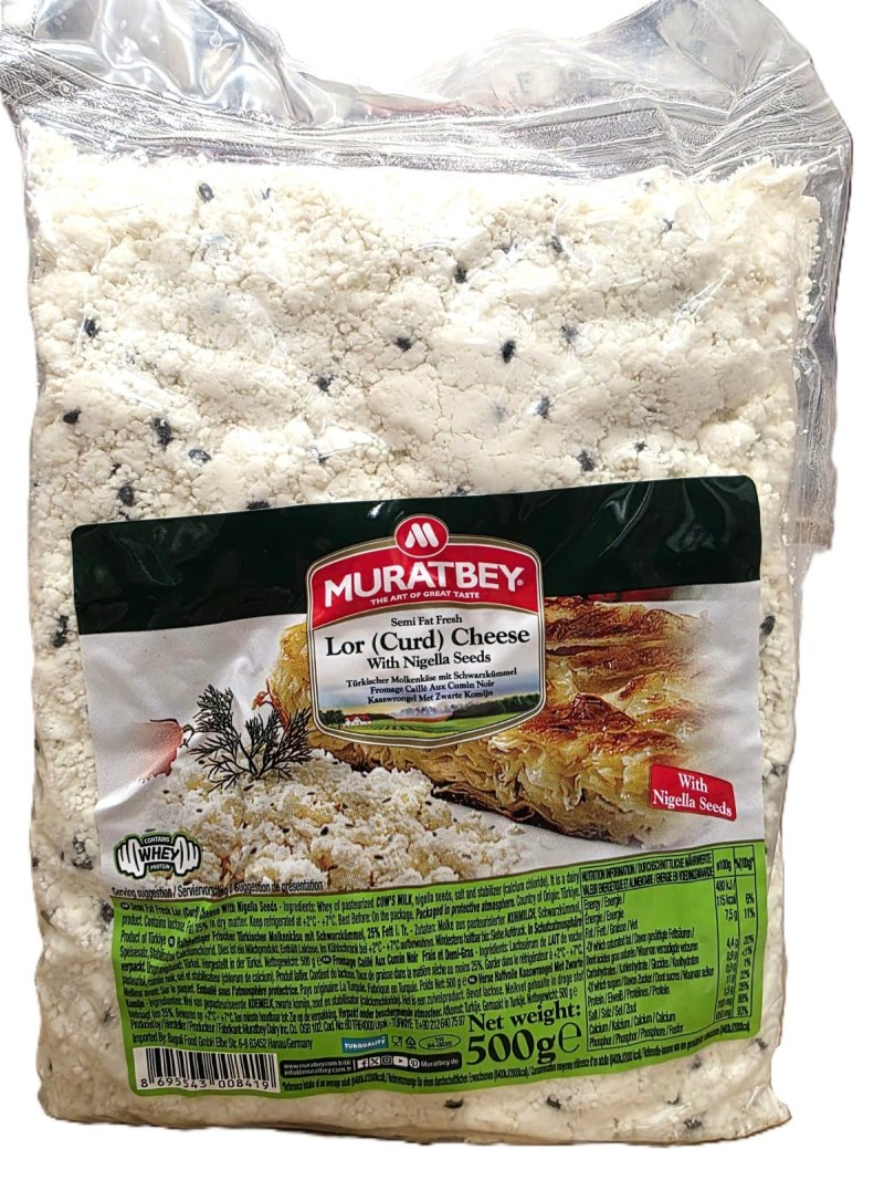 MURATBEY FROMAGE LOR AVEC NIGELLES 12X500GR