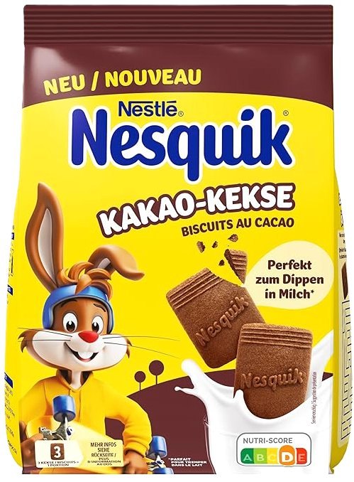 NESTLE NESQUICK BISCUITS AU CACAO 10X180GR