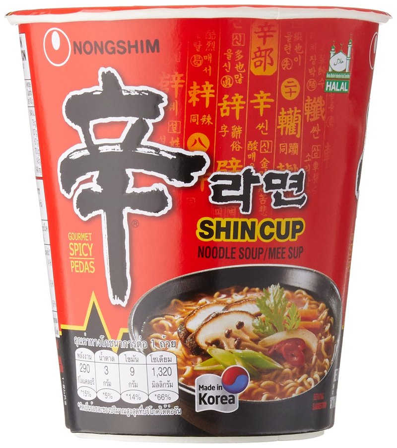 NONGSHIM SHIN CUP NOODLES 12X68GR