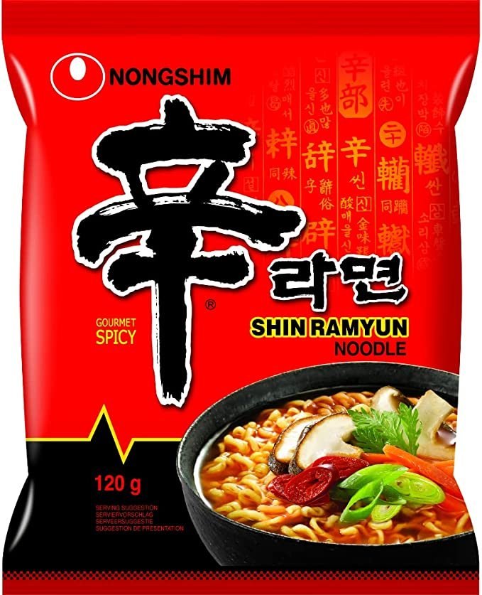 NONGSHIM SHIN RAMYUN NOODLES 20X120GR