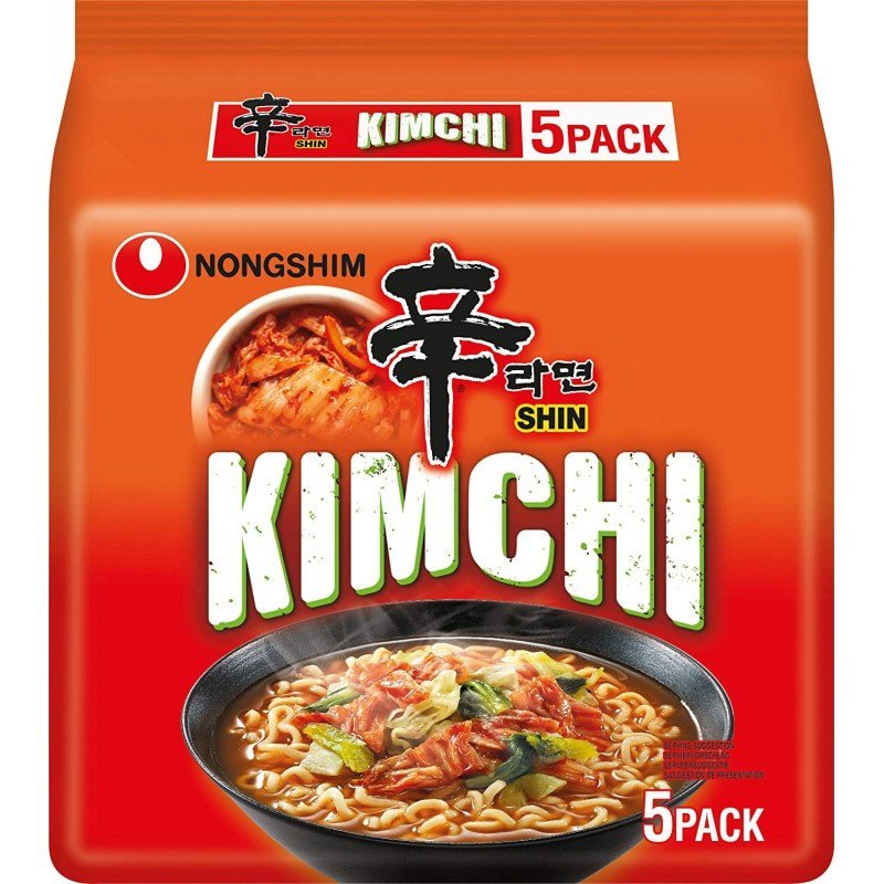 NONGSHIM SOUP KIMCHI NOODLES 8X5X120GR