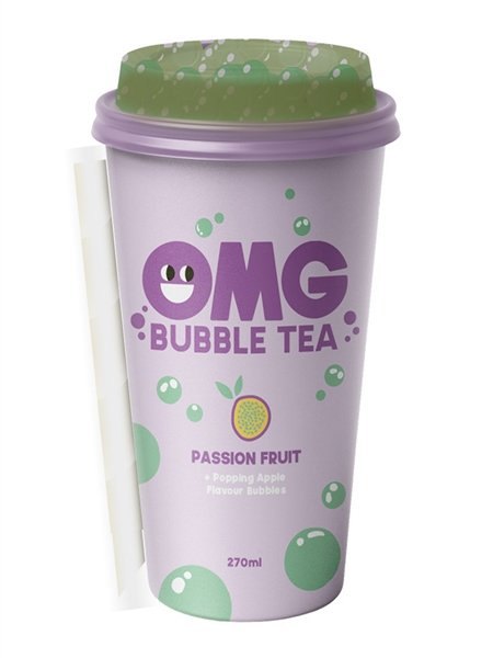 OMG BUBBLE TEA PASSION / POMMES 10X265ML