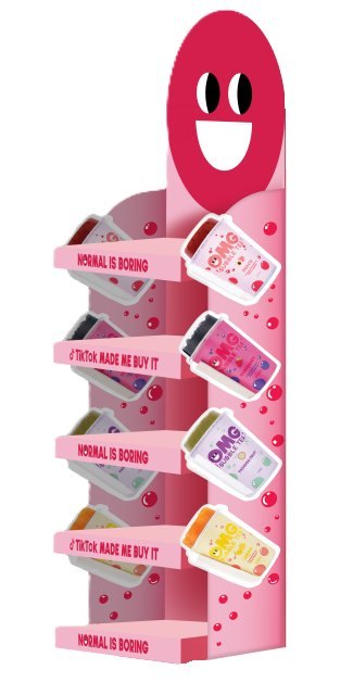 OMG BUBBLE TEA PRESENTOIR VIDE