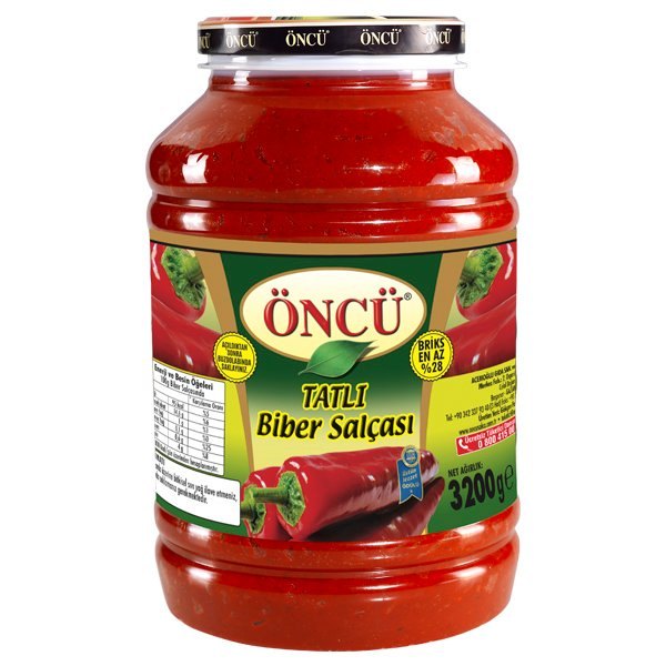 ONCU CONCENTRE DE POIVRONS DOUX PET 4X3200GR