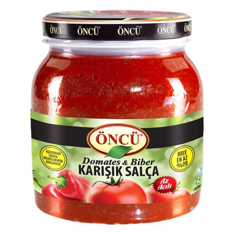 ONCU CONCENTRE DE POIVRONS ET TOMATES PET 6X1600GR