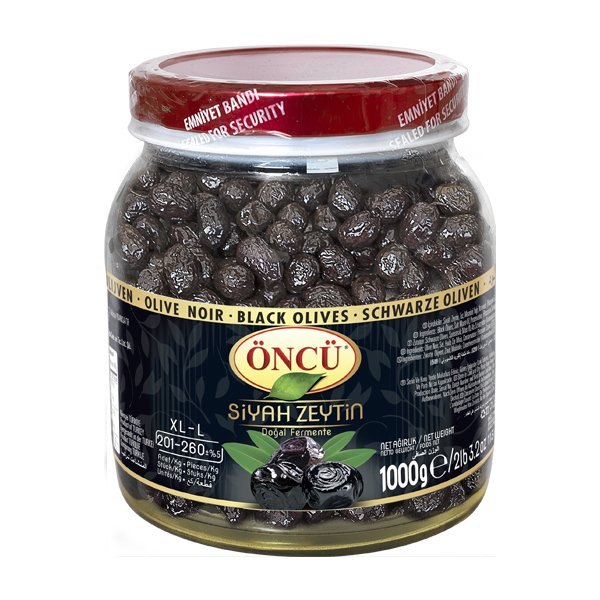 ONCU OLIVES NOIR PET XL-L 6X1000GR