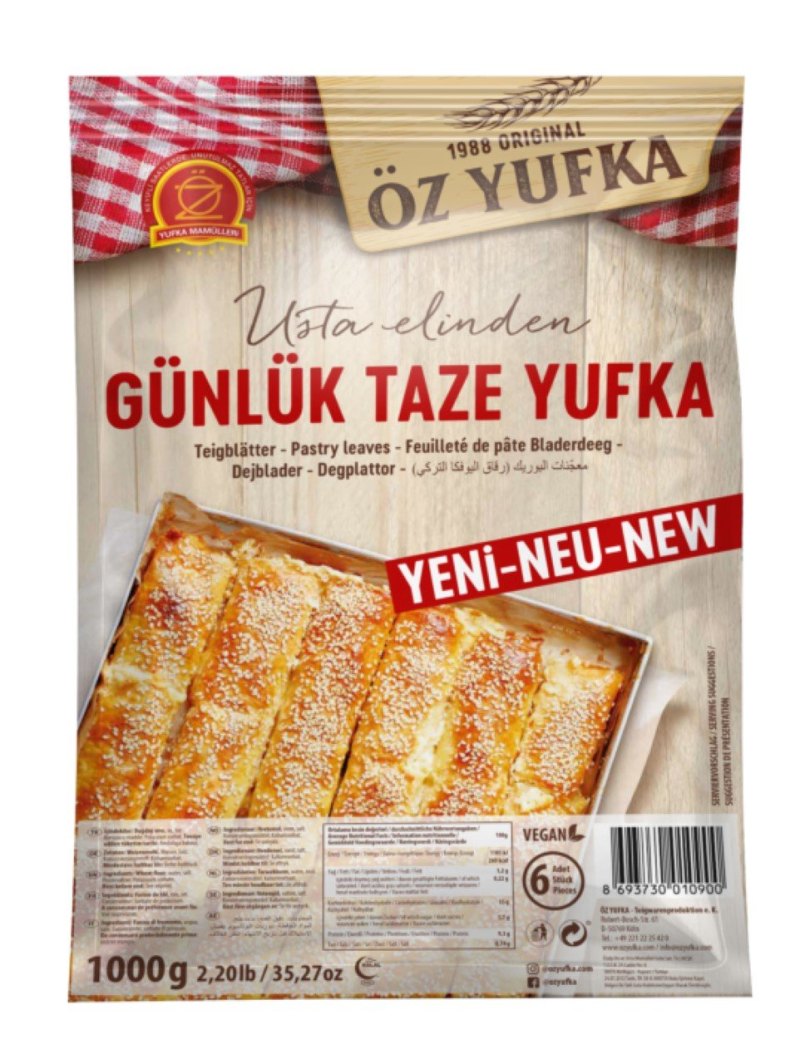 OZ YUFKA PATES FEUILLETEES 10X1000G