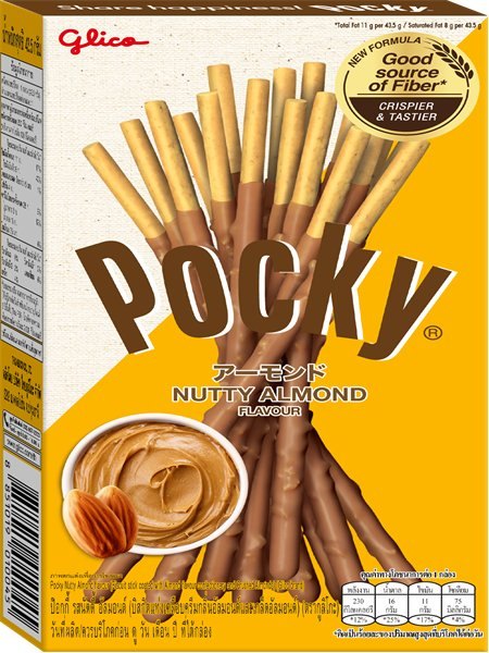 POCKY NUTTY ALMOND 10X43GR