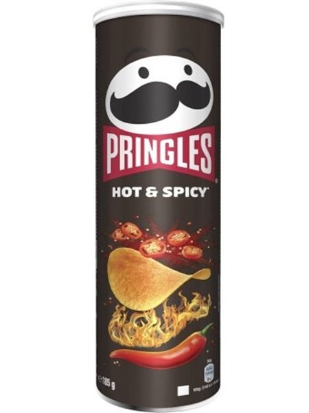 PRINGLES HOT & SPICY 19X165GR