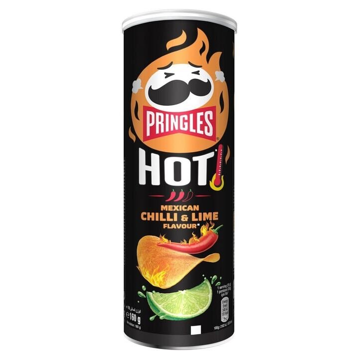 PRINGLES MEXICAN CHILLI & LIME 6X160GR