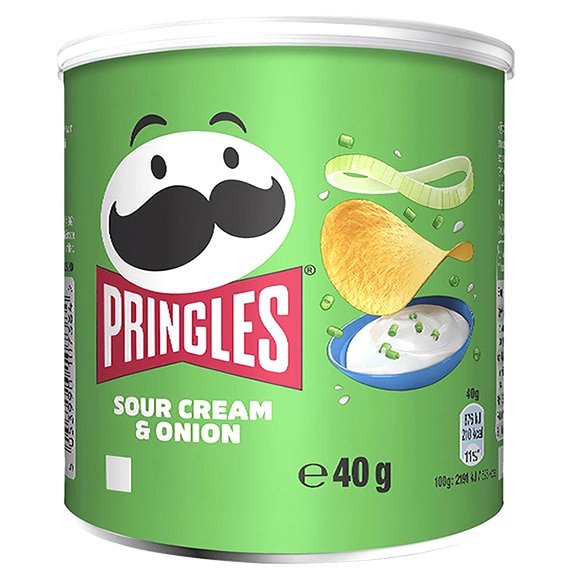 PRINGLES SOUR CREAM & ONION 12X40GR