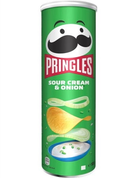 PRINGLES SOUR CREAM & ONION 19X165GR