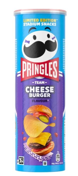 PRINGLES STADIUM SNACKS CHEESE BURGER 19X165GR