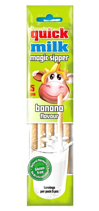 QUICK MILK MAGIC SIPPER BANANE 20X30GR