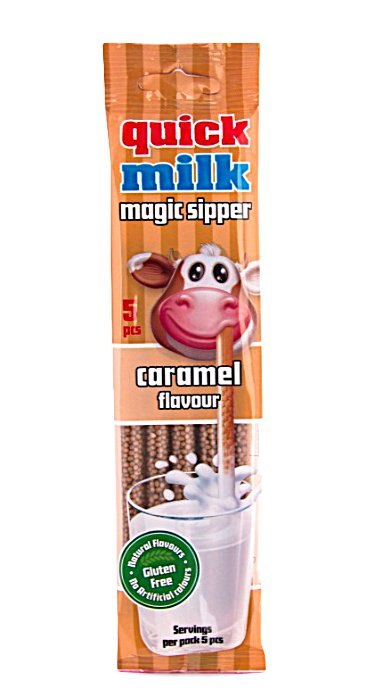 QUICK MILK MAGIC SIPPER CARAMEL 20X30GR