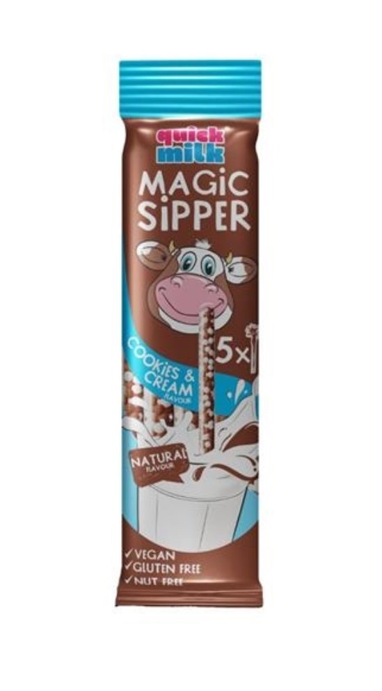 QUICK MILK MAGIC SIPPER COOKIES & CREAM 20X30GR