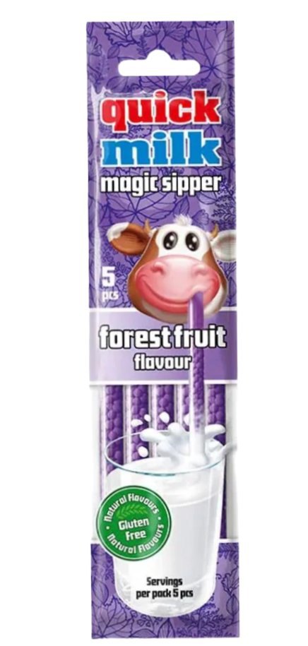 QUICK MILK MAGIC SIPPER FOREST FRUIT 20X30GR