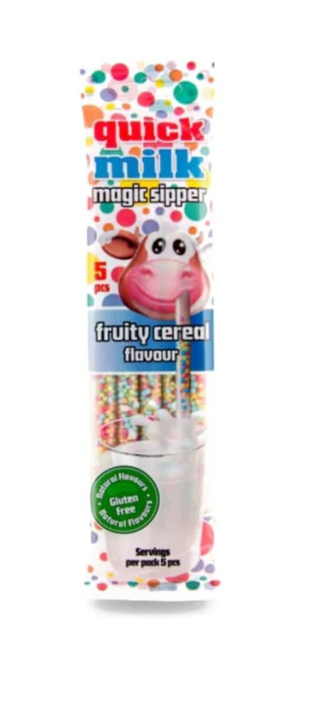 QUICK MILK MAGIC SIPPER FRUITY CEREAL 20X30GR