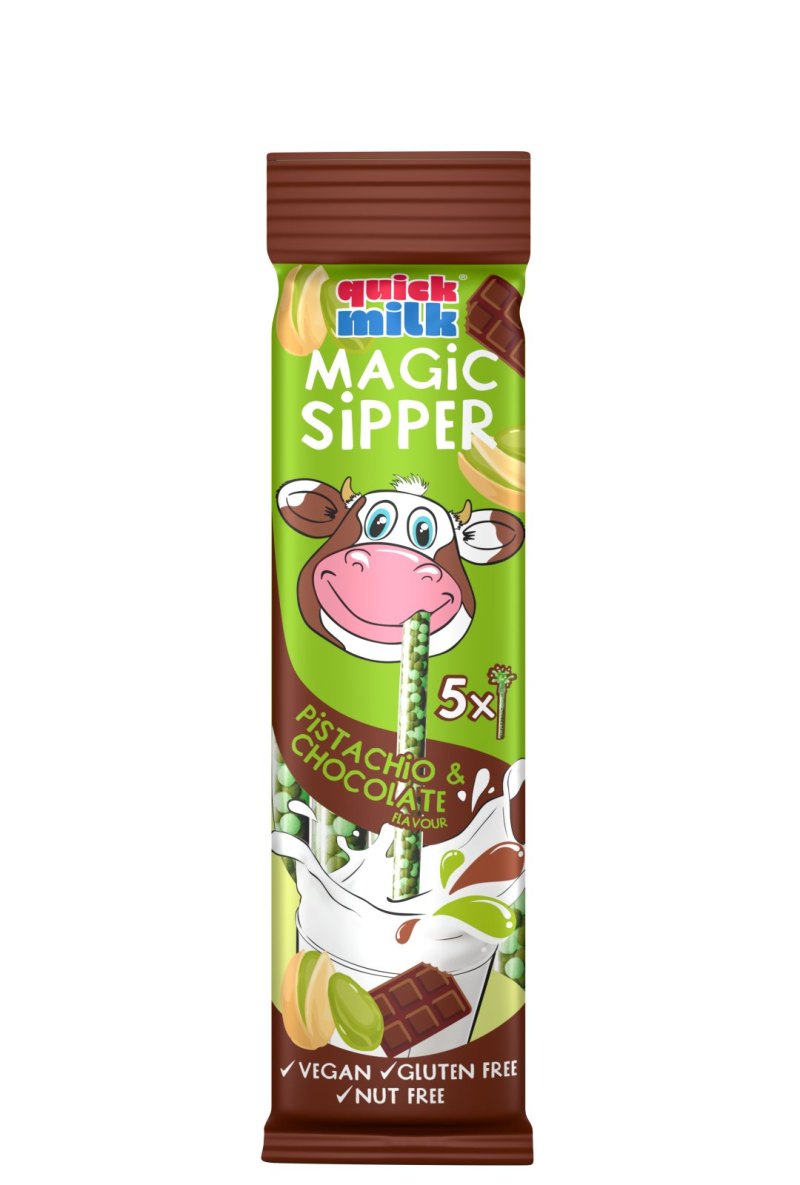 QUICK MILK MAGIC SIPPER PISTACHIO 20X30GR