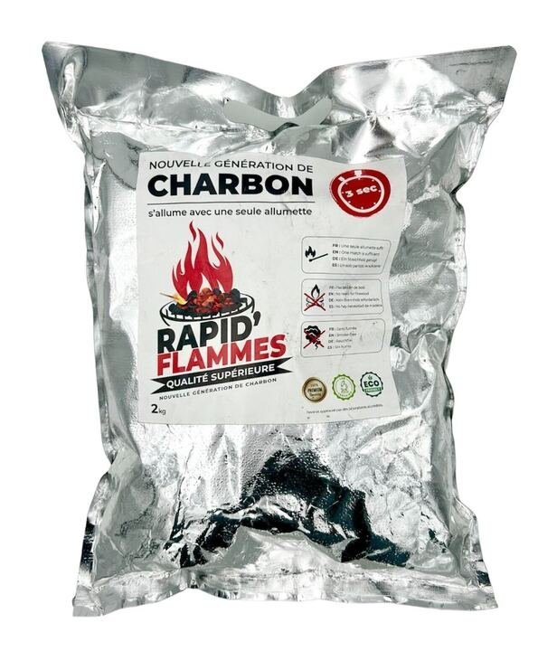 RAPID' FLAMMES CHARBON 10X2KG
