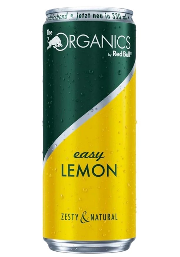 RED BULL ORGANICS EASY LEMON 24X330ML