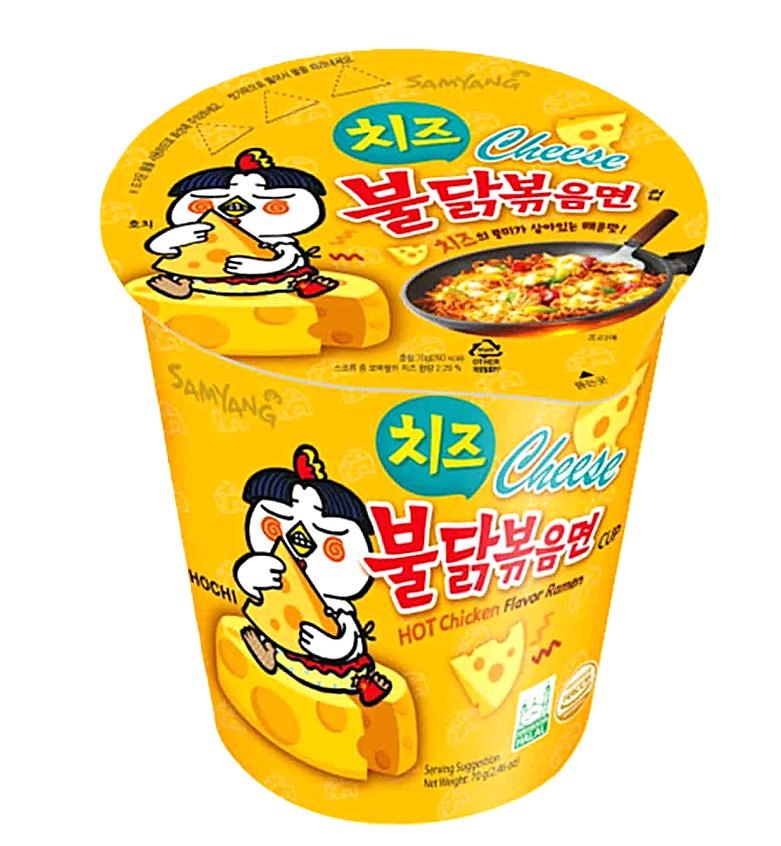 SAMYANG BULDAK RAMEN NOODLES CHEESE HOT CHICKEN 6X70GR