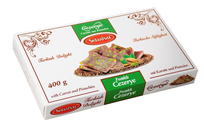 SEBAHAT CEZERYE AUX CAROTTES ET PISCTACHES 12X400GR