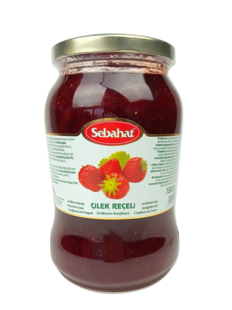 SEBAHAT CONFITURE DE FRAISE 6X1.8KG