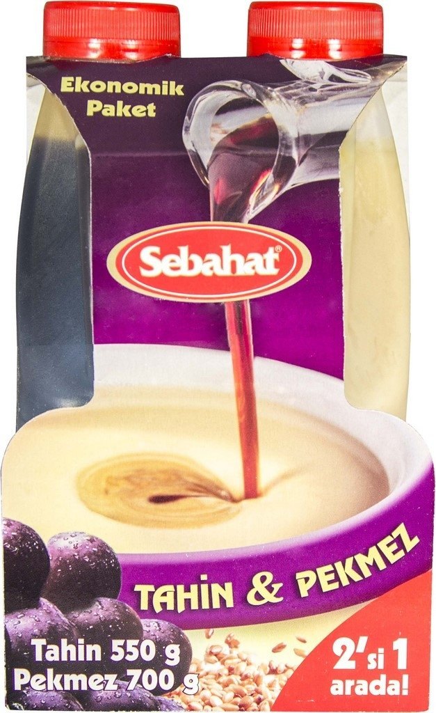 SEBAHAT DUO PEKMEZ & TAHIN 6X(1X550GR & 1X700GR)