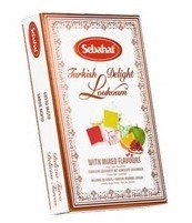 SEBAHAT LOKUM 3 COULEURS (GRENADE-POMME-ORANGE) 12X200GR