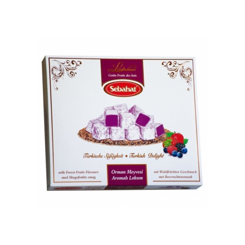 SEBAHAT LOKUM FRUITS DES BOIS 12X200GR