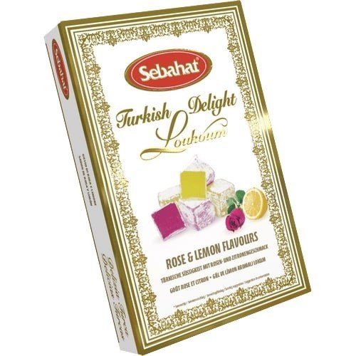 SEBAHAT LOKUM ROSE ET CITRON 12X200GR