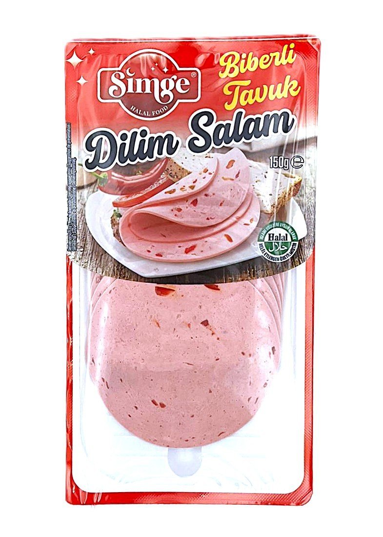 SIMGE SALAMI DE POULET PAPRIKA TRANCHES 10X150GR