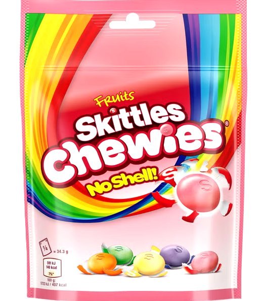 SKITTLES CHEWIES FRUITS 16X137GR