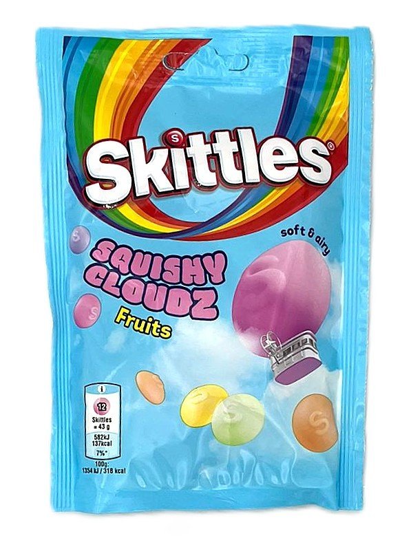 SKITTLES SQUISHY CLOUDZ FRUITS 18X94GR
