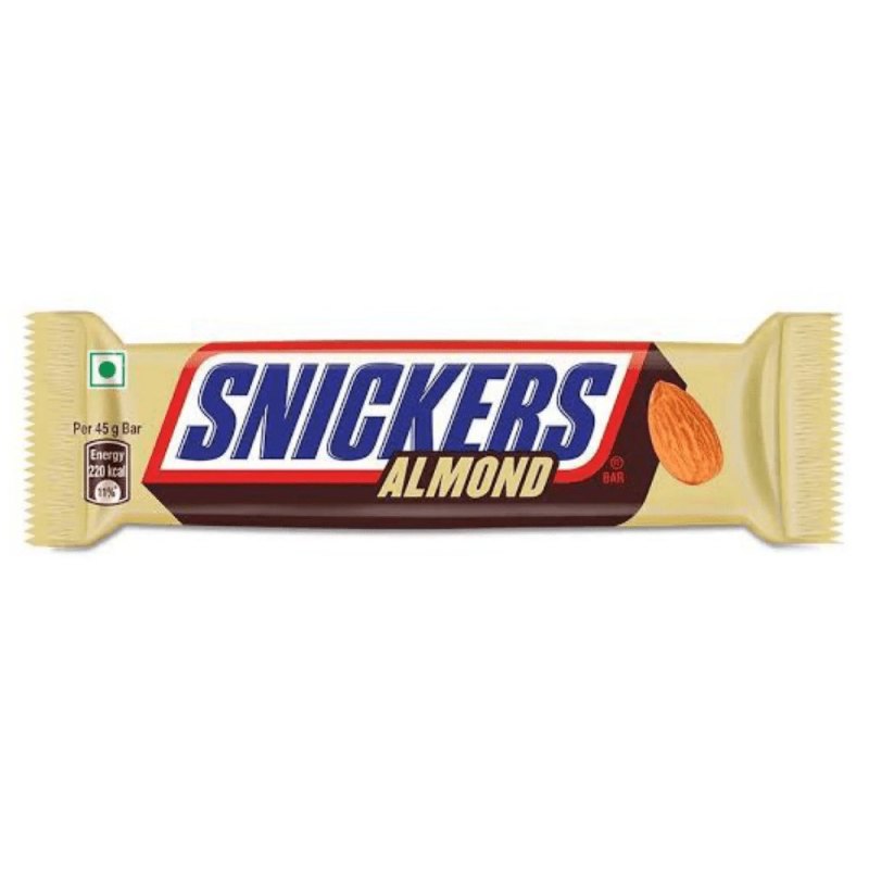 SNICKERS AMANDE INDE 15X45GR