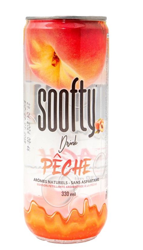 SOOFTY DRINK PECHE 24X330ML