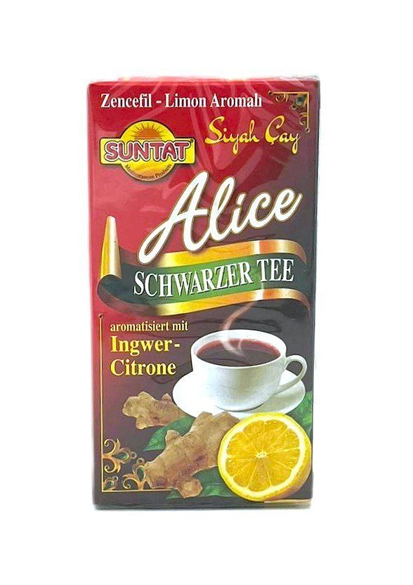 SUNTAT ALICE THE NOIR AUX CITRONS ET GINGEMBRES 24X(25X1,75GR)