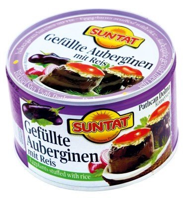 SUNTAT AUBERGINES FARCIES AUX RIZ 12X350GR