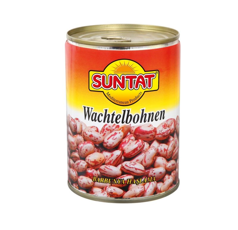 SUNTAT BORLOTTI HARICOTS COCO ROSE BOITE 12X425ML
