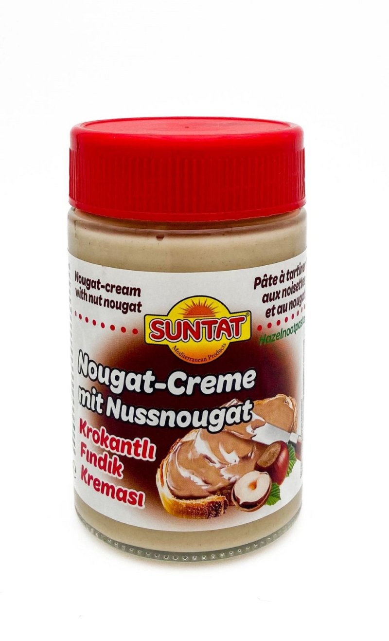 SUNTAT CHOCO CREME CROQUANT AUX NOISETTES ET NOUGAT 12X350